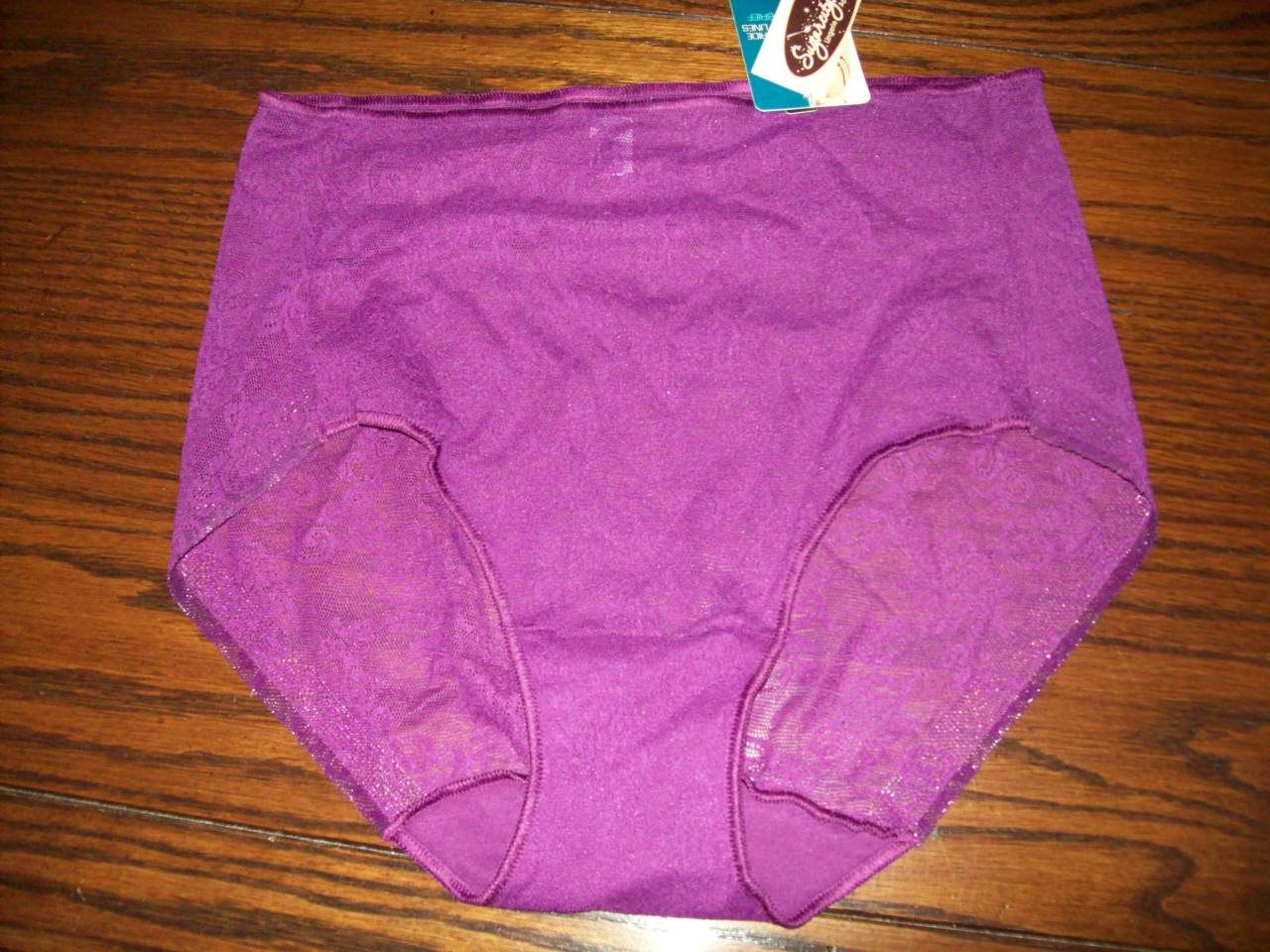 NWT TC EDGE NO LINES NO RIDE LACE BRIEF PANTIES PURPLE A4195 L eBay